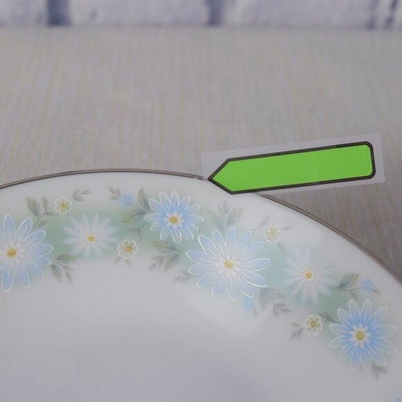 Noritake Blue Charm Flowers Platinum Bowls 4-Set - Picture 10 of 10